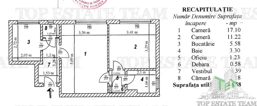 Appartement 2 Pièces à Vendre, Quartier Chibrit / Metrou 1 Mai, Bucuresti - foto 10