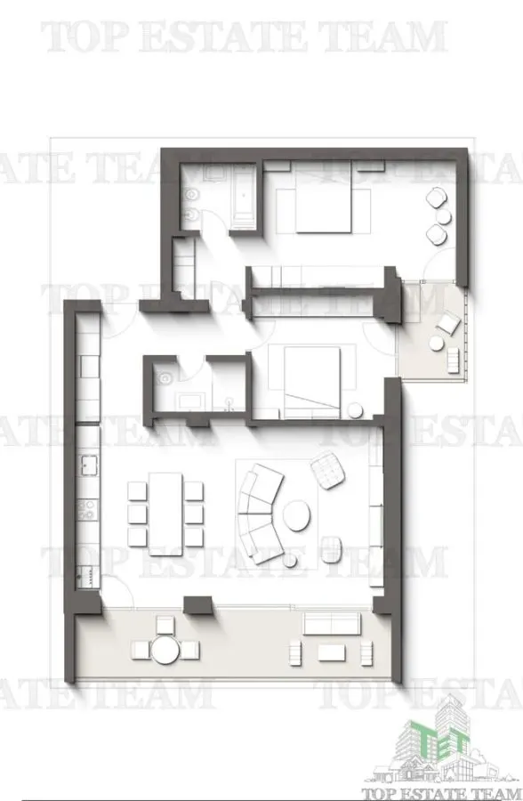 Premium 3-Bedroom Apartment with Terraces | Direct Sea & Forest Views, Olimp - foto 2