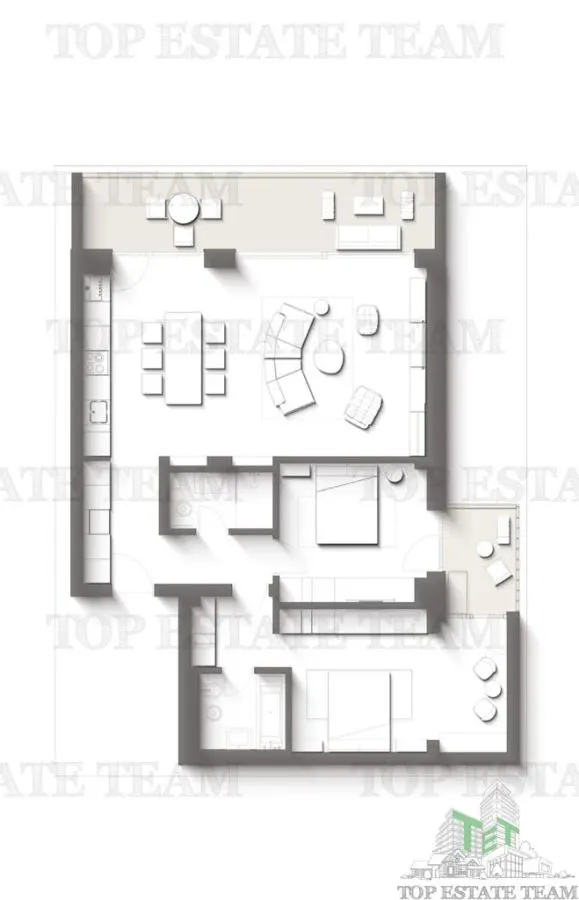 Premium 3-Bedroom Apartment with Terraces | Direct Sea and Forest Views, Olimp - foto 2