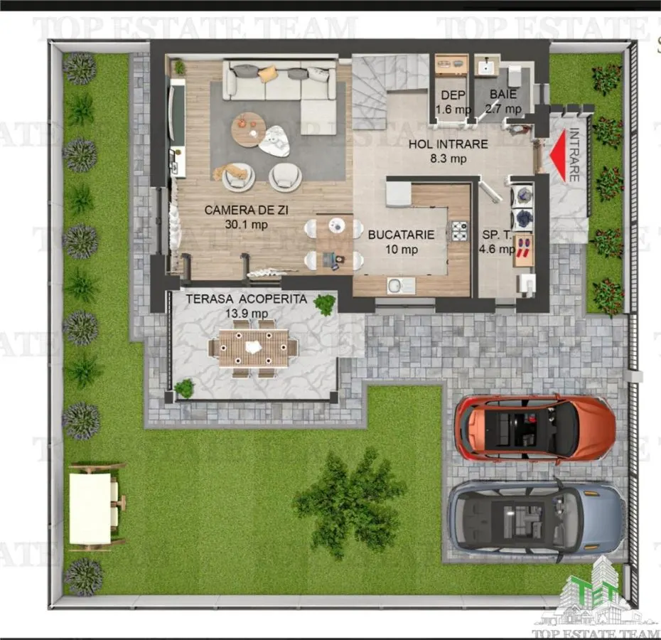 Villa Adosada, 4 Dormitorios, Complejo Residencial Moderno, Drumul Taberei, 5 Min a Metro - foto 4