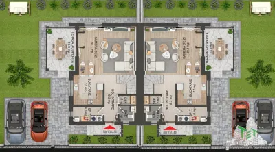 Villa Adosada, 4 Dormitorios, Complejo Residencial Moderno, Drumul Taberei, 5 Min a Metro - foto 5