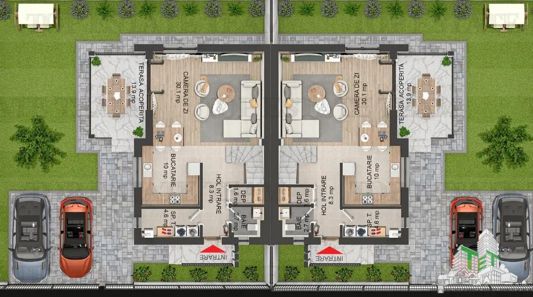 Villa Adosada, 4 Dormitorios, Complejo Residencial Moderno, Drumul Taberei, 5 Min a Metro - foto 5