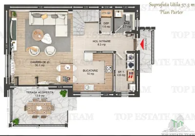 Villa Adosada, 4 Dormitorios, Complejo Residencial Moderno, Drumul Taberei, 5 Min a Metro - foto 7