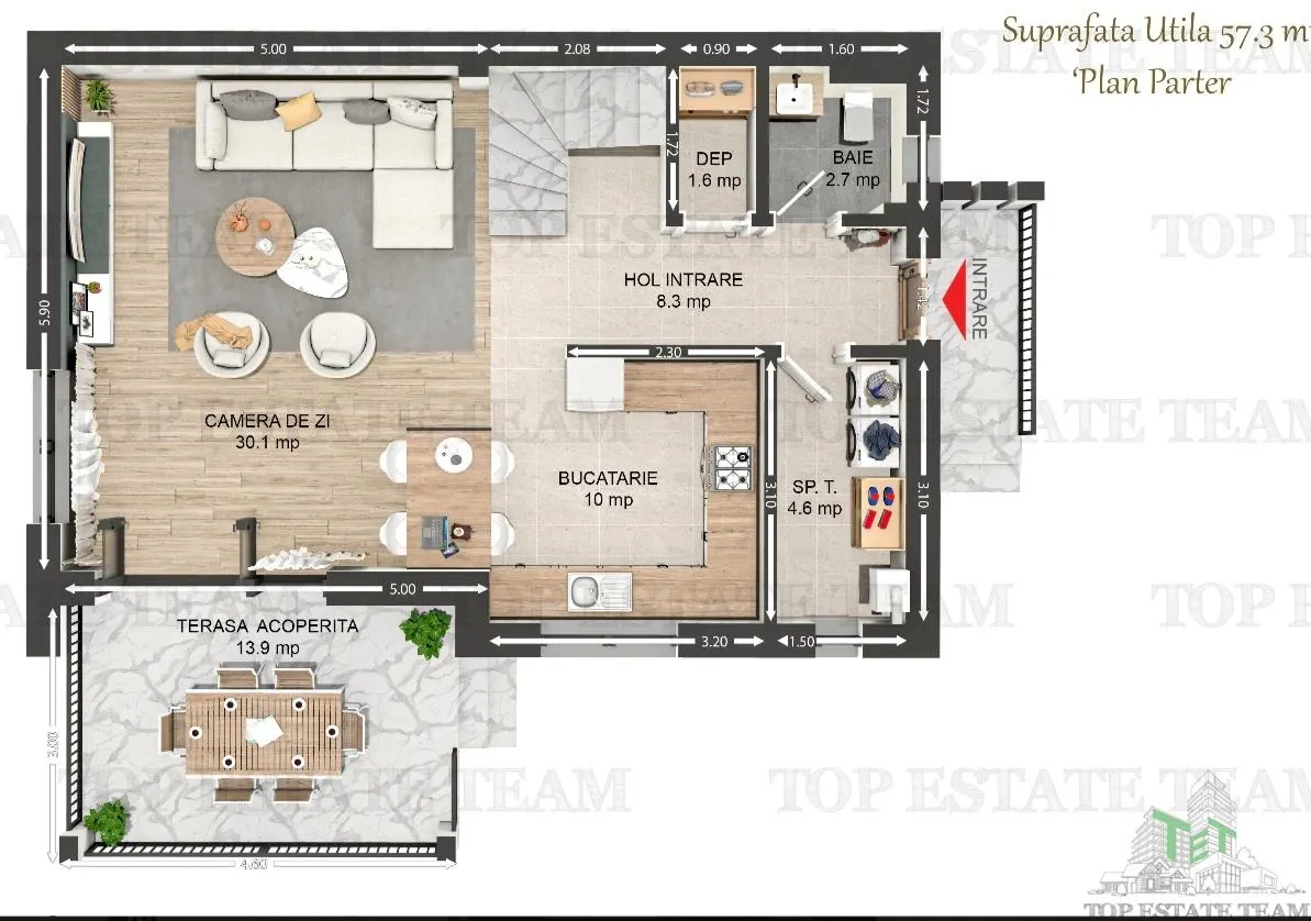 Villa Adosada, 4 Dormitorios, Complejo Residencial Moderno, Drumul Taberei, 5 Min a Metro - foto 7
