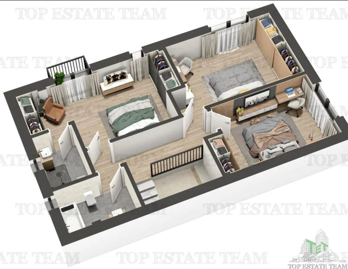 Villa Adosada, 4 Dormitorios, Complejo Residencial Moderno, Drumul Taberei, 5 Min a Metro - foto 8