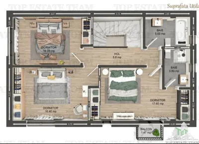 Villa Adosada, 4 Dormitorios, Complejo Residencial Moderno, Drumul Taberei, 5 Min a Metro - foto 10