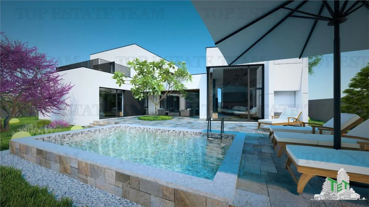 Villa de Lujo Estilo Mediterráneo con Piscina y Garaje cerca de Soseaua de Centura - foto 1