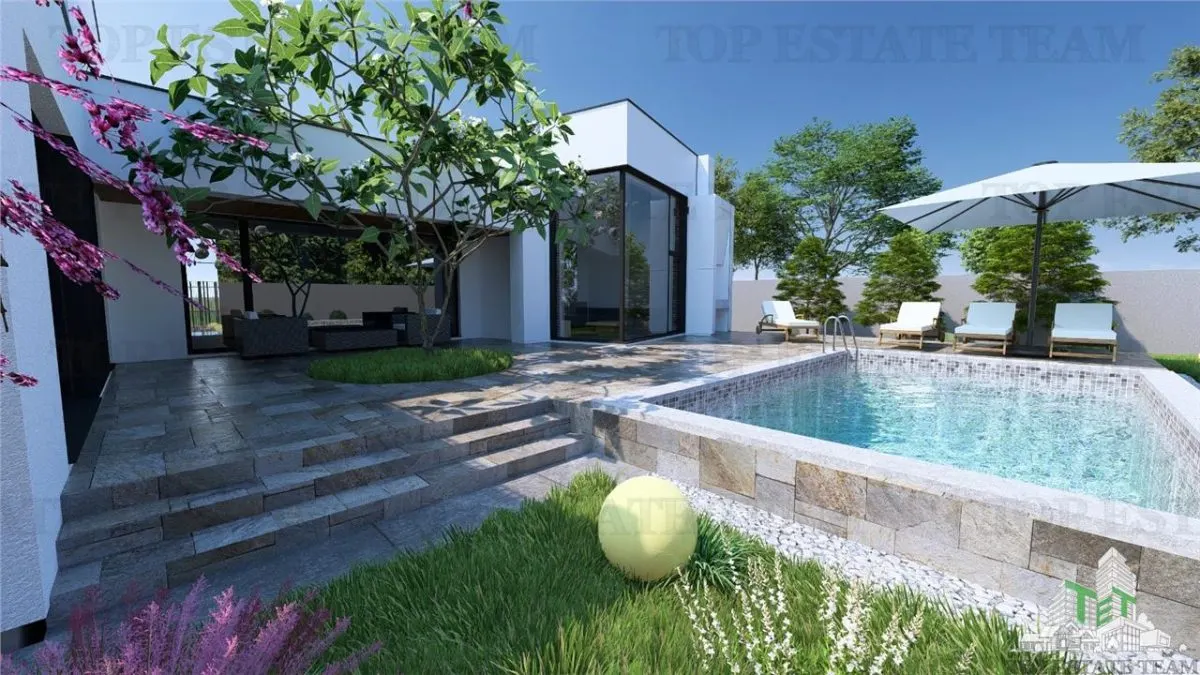 Villa de Lujo Estilo Mediterráneo con Piscina y Garaje cerca de Soseaua de Centura - foto 5