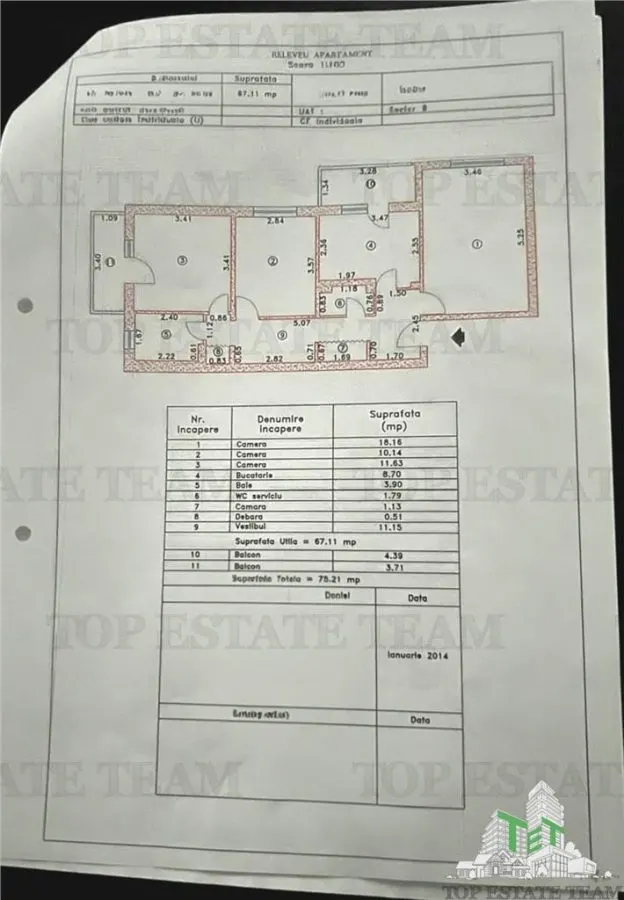 Apartamento de 4 Dormitorios en Venta, Crângași - Ceahlău - foto 9