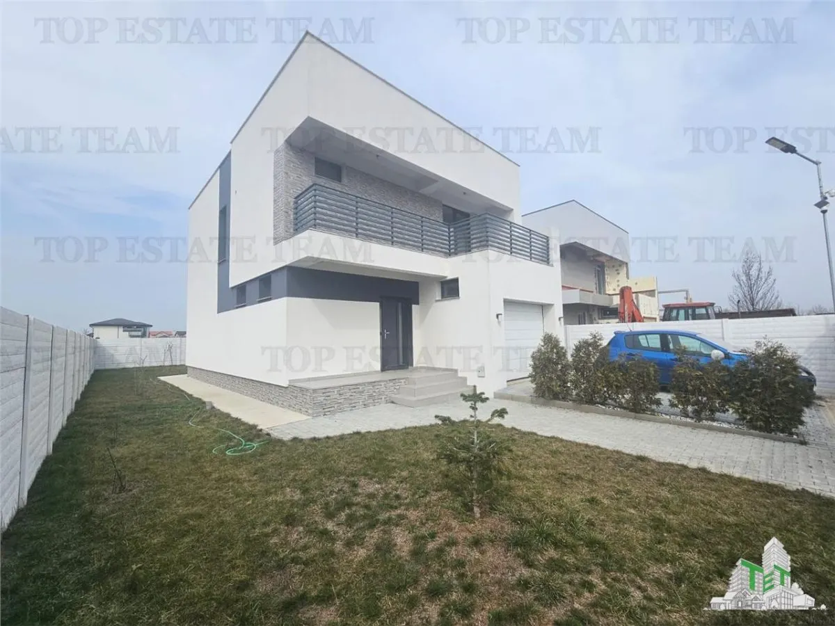 Villa estilo mediterráneo con garaje en Dragomiresti-Deal - foto 1