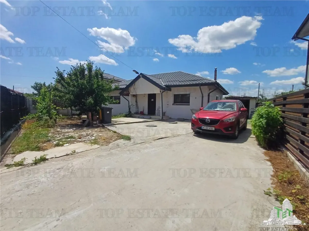 Villa individual de una planta, 3 dormitorios con parcela de 400sqm, entrada Domnesti - foto 1