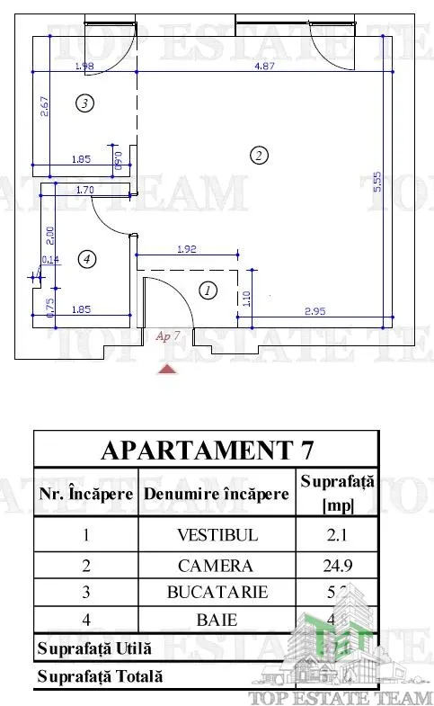 Studio in New Building for Sale in Voluntari - foto 9
