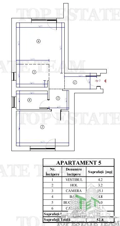 2-Bedroom Apartment in New Building, Voluntari - foto 10