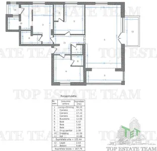 Apartamento de 4 Dormitorios en Venta en Herastrau, Norte de Bucuresti - foto 8