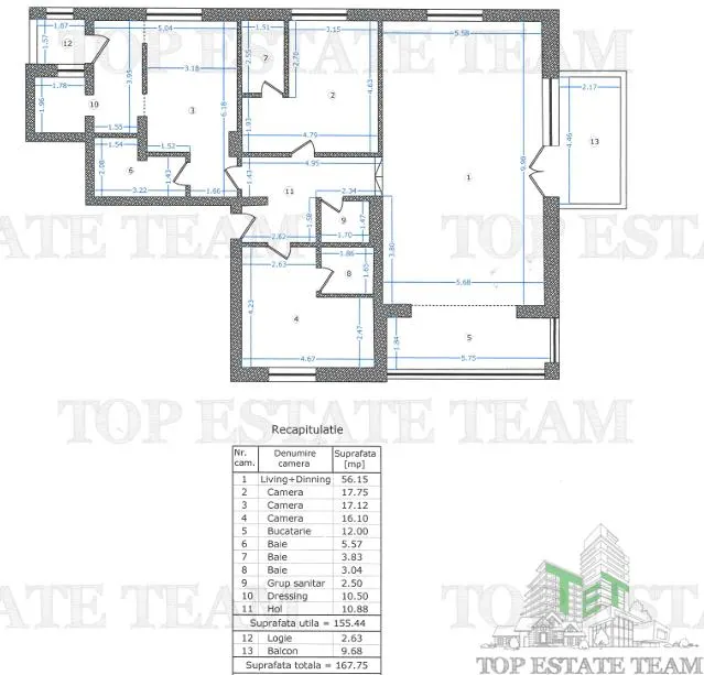 Apartamento de 4 Dormitorios en Venta en Herastrau, Norte de Bucuresti - foto 8