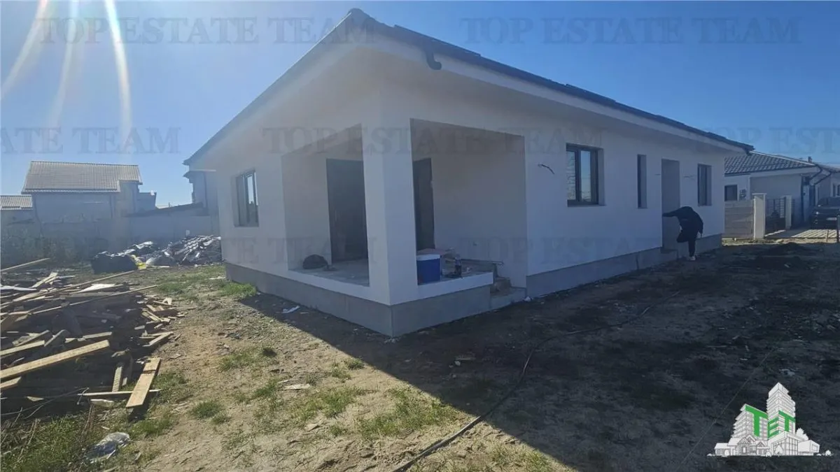 Casa Unifamiliar de Planta Baja, 4 Dormitorios, Calefacción por Suelo, Domneşti - foto 13
