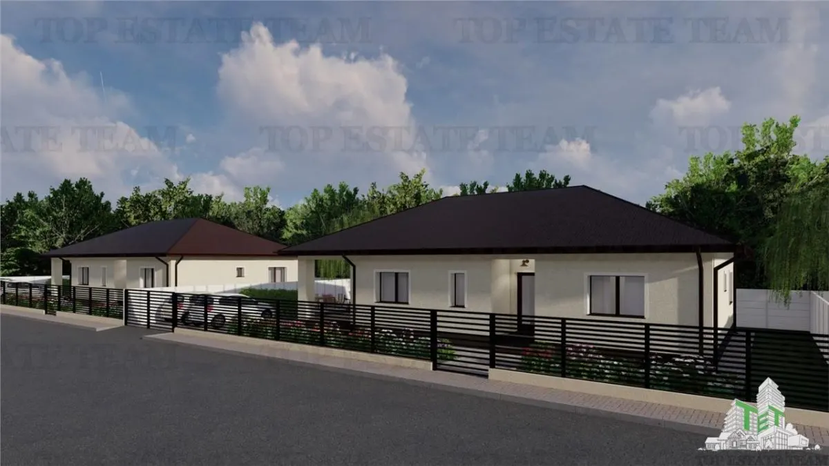 Casa Unifamiliar de Planta Baja, 4 Dormitorios, Calefacción por Suelo, Domneşti - foto 17