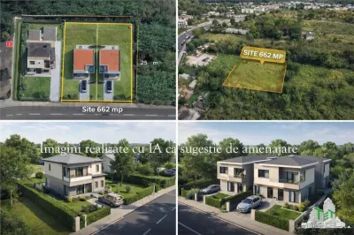Building Land Balotesti - Saftica 662 sqm - Saftica