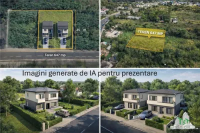 Building Plot Saftica, Balotesti - 647 sqm - Saftica