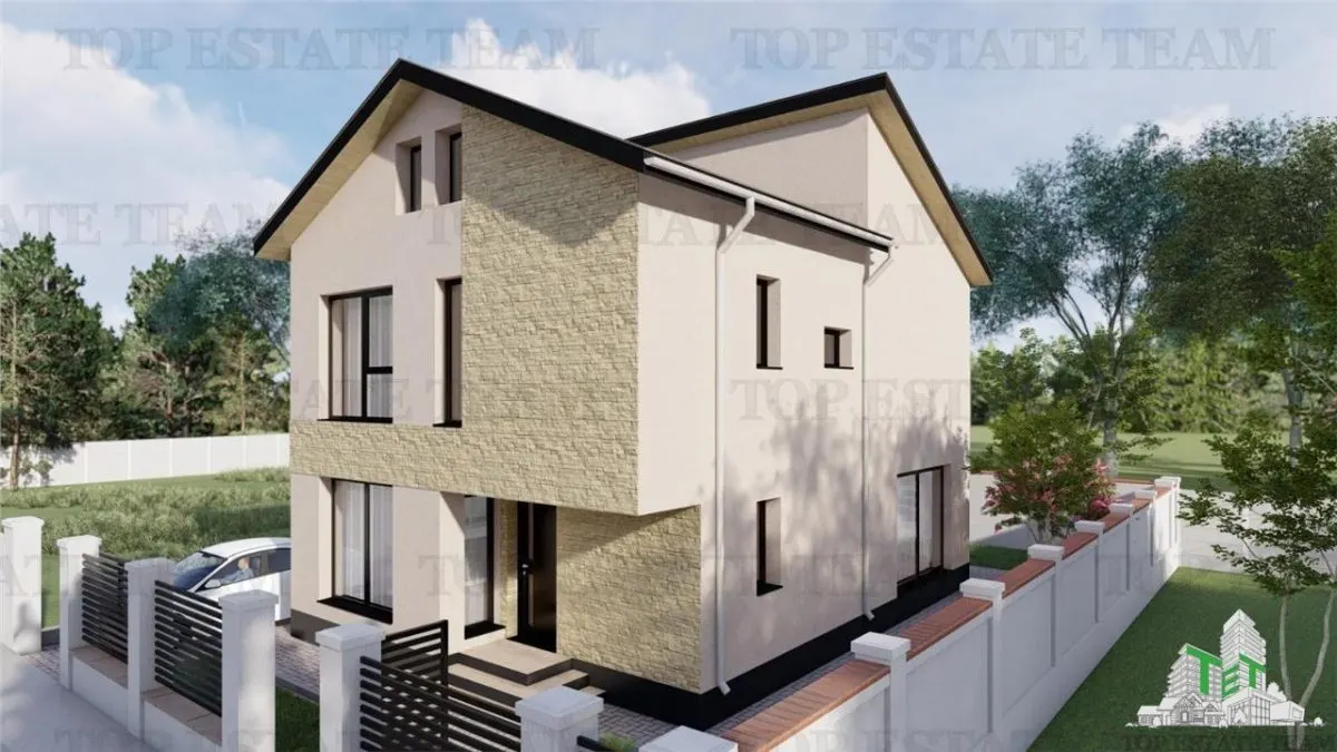 Villa moderna independiente, 4 dormitorios, 3 baños, Ghencea, Bragadiru - foto 1