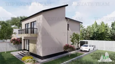 Villa moderna independiente, 4 dormitorios, 3 baños, Ghencea, Bragadiru - foto 6