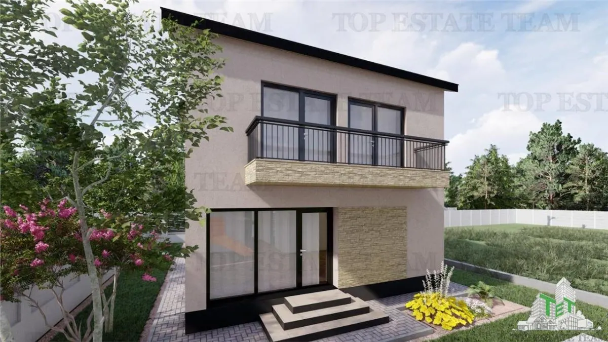 Villa moderna independiente, 4 dormitorios, 3 baños, Ghencea, Bragadiru - foto 7