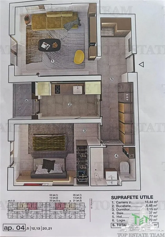 Modern 2-Bedroom Apartment with Floor Heating and Covered Parking, Bragadiru - foto 1