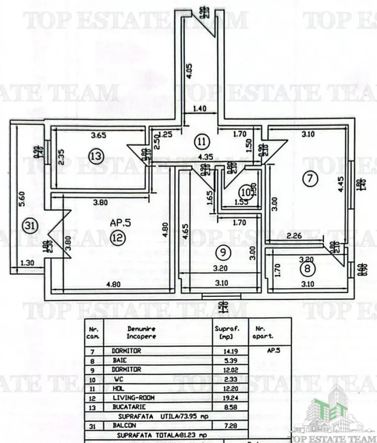 Appartement 3 Chambres à Vendre à Dobroești - foto 15