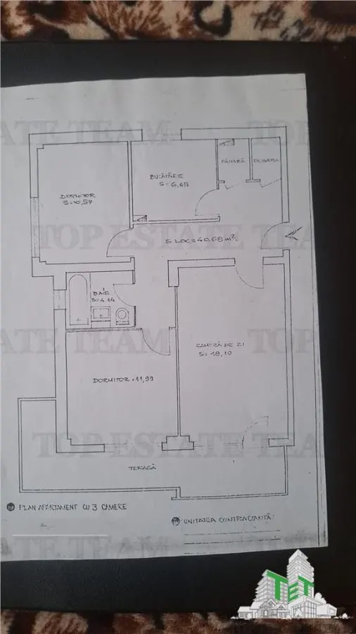 Apartamento de Tres Dormitorios en Venta, Clucerului - foto 8