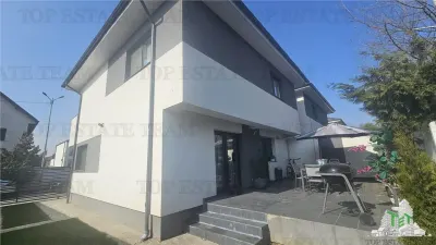 Villa de Lujo de 4 Dormitorios con Paneles Solares en Chiajna - Chiajna