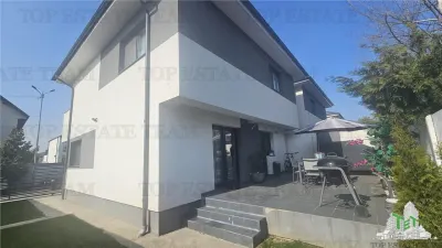 Villa de Lujo de 4 Dormitorios con Paneles Solares en Chiajna - foto 12