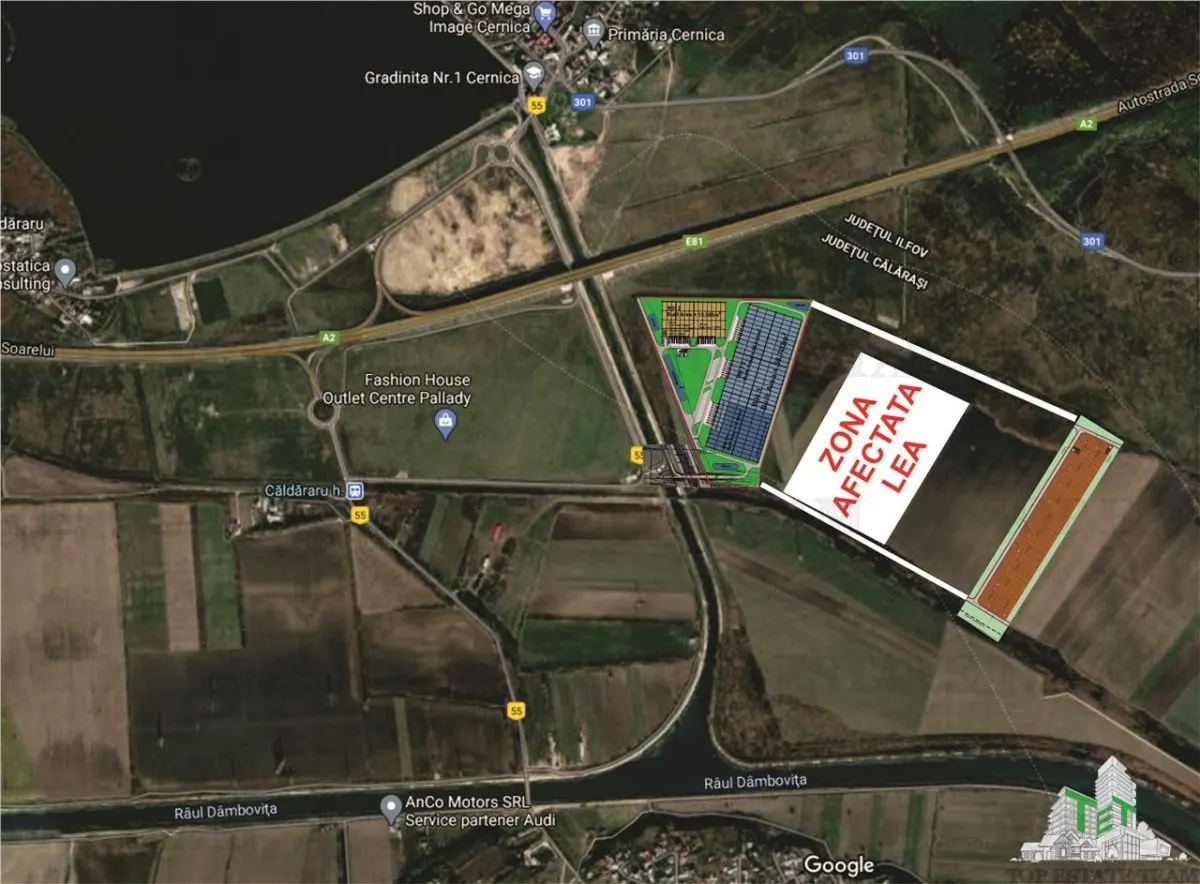 50,000 sqm Development Land, Cernica, Bucharest-Constanța Motorway - foto 8