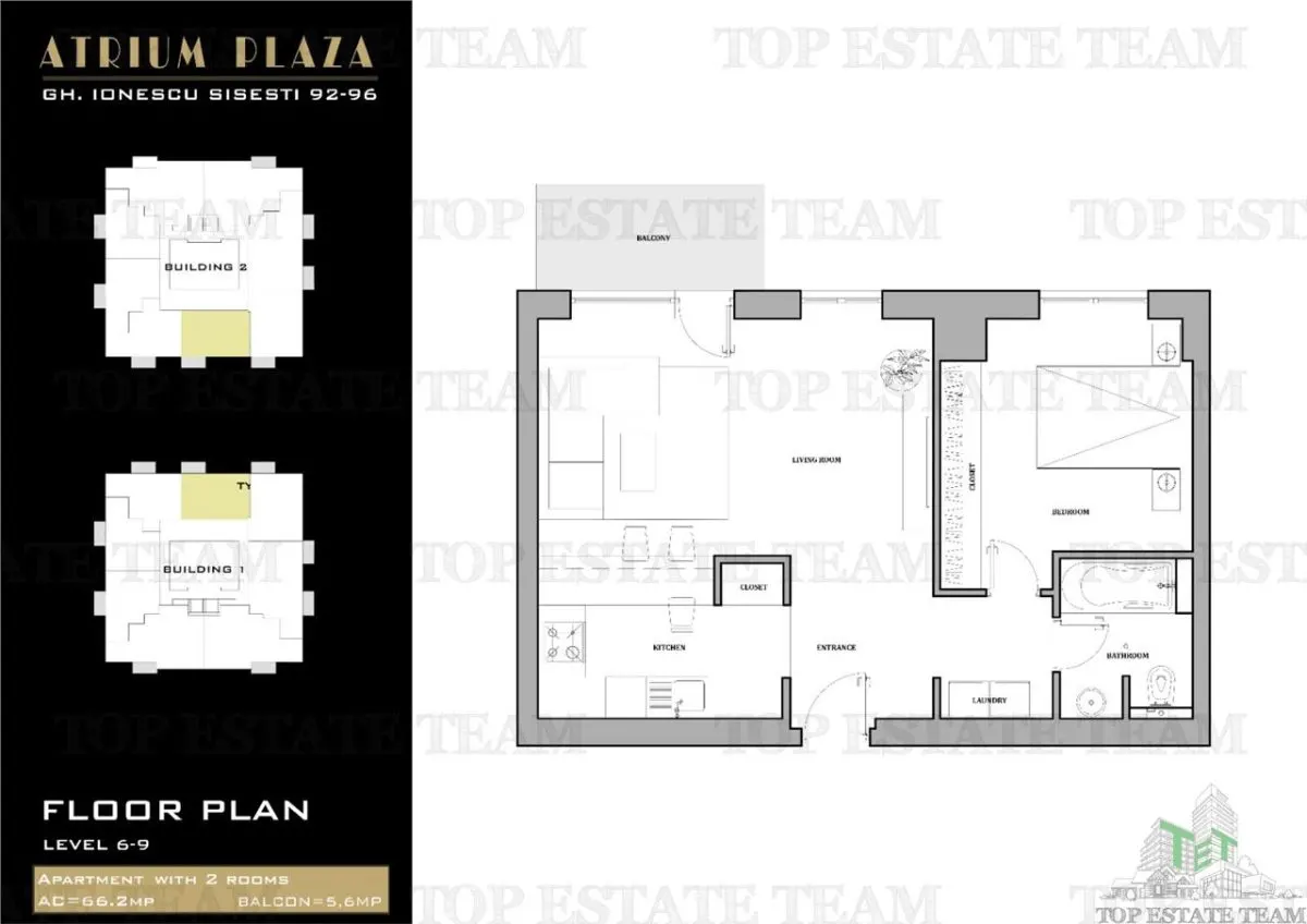 Two-Bedroom Apartment, Baneasa, Bucharest - foto 18