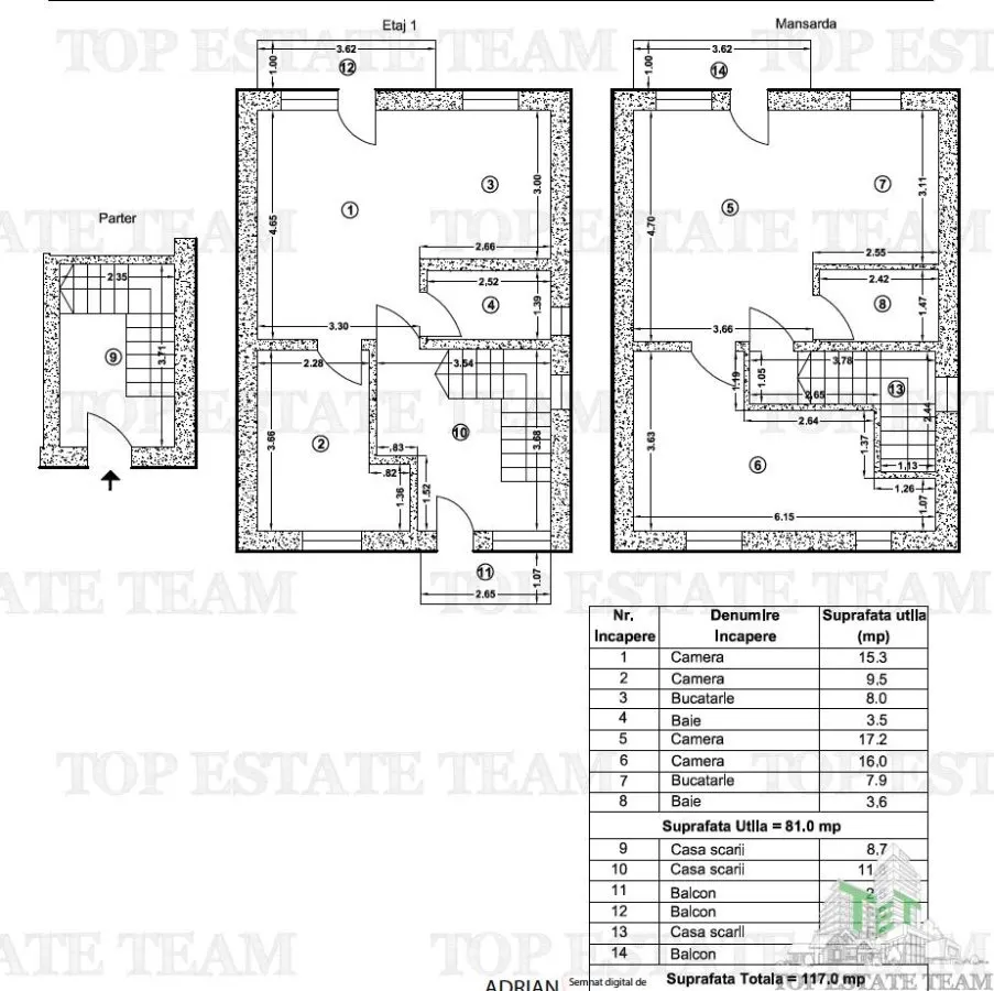 Appartement Duplex 4 Chambres avec Parking à Varteju-Magurele - foto 2