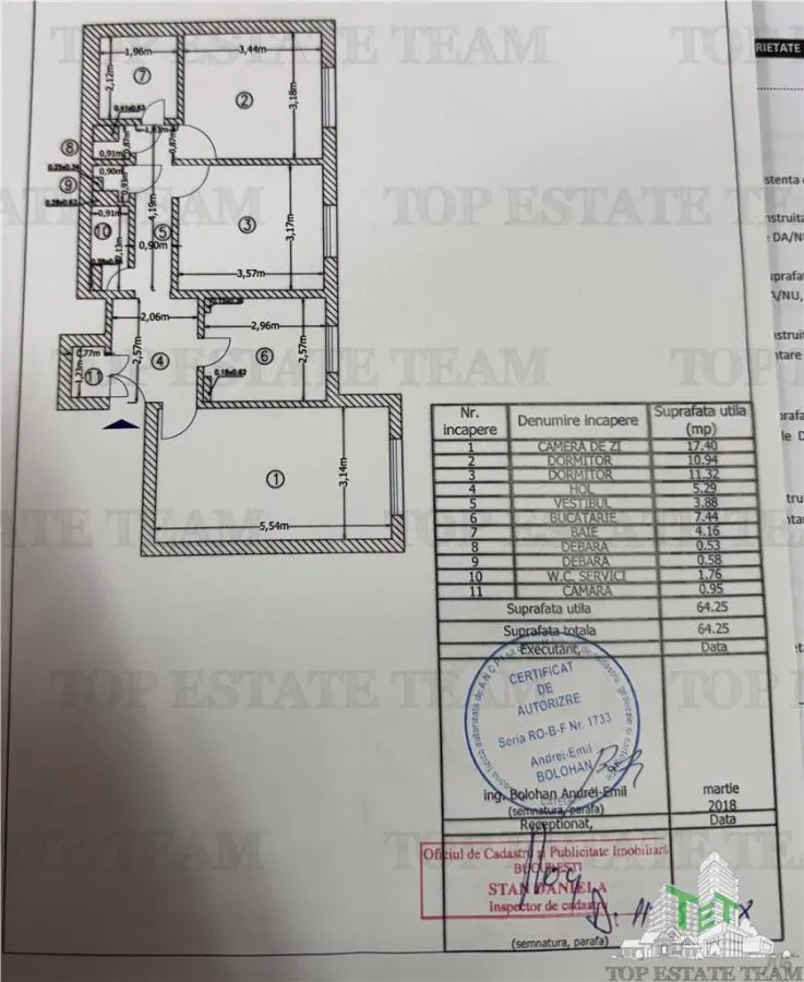 Apartment with 3 bedrooms for sale 64.25 sqm in Bucuresti, Rahova area - foto 8