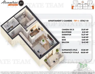 2-Bedroom Apartment with Spacious Balcony, Rahova, Bucharest - foto 12