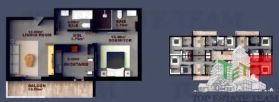 Appartement 2 Chambres, Finitions Premium à Dobroesti - foto 14
