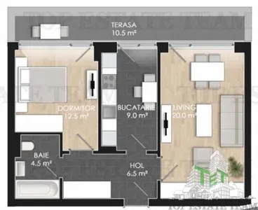 2-Bedroom Apartment for Sale in Gated Complex with Pool and Park, Sector 1 North - foto 9