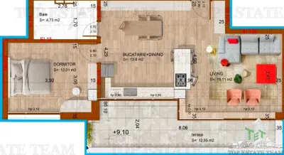 2-Bedroom Penthouse with Terrace, Boutique Building, Premium Finishes, Domenii, Sector 1 - foto 25