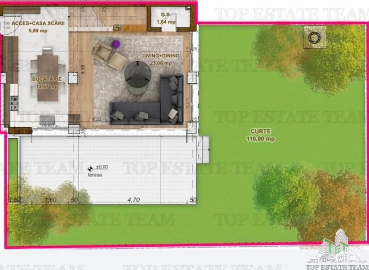 Appartement 3 Chambres Duplex P+1 avec Jardin Privé 110 m², Domenii, Secteur 1 - foto 20