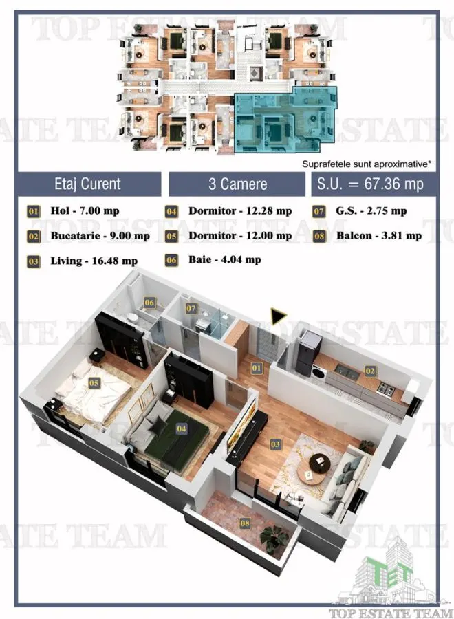 Summer Promotion: 3-Bedroom Apartment with Premium Finishes in Militari Residence - foto 2