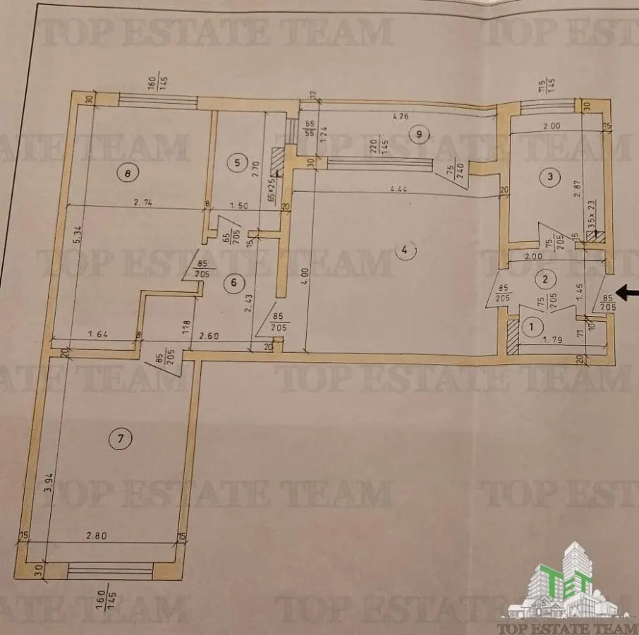 3-Bedroom Apartment, Tei - foto 9