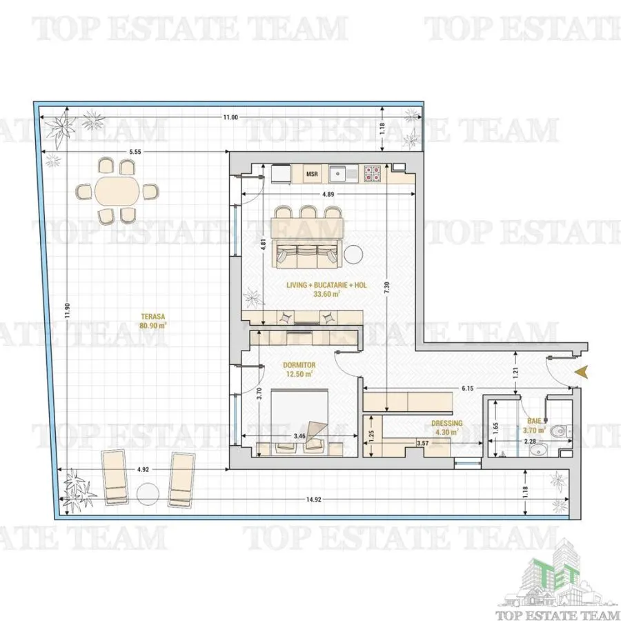 Apartamento Ultramoderno de 2 Dormitorios, Complejo Residencial Central, Obra Nueva - foto 17