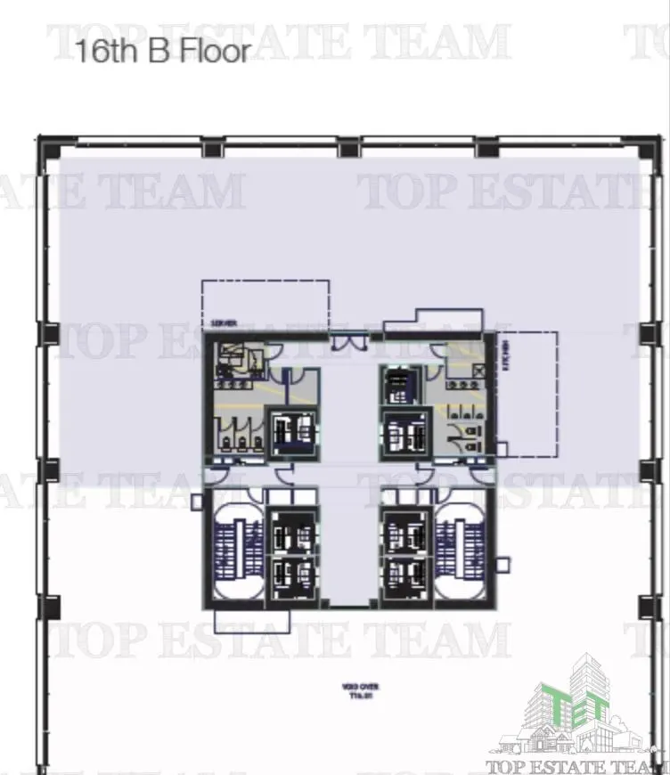 One Tower高级办公空间 600平方米，Floreasca区 - foto 11