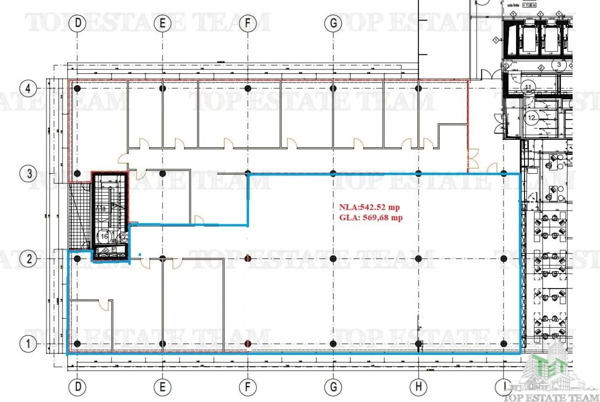 Espace de Bureau de 543 m² à Baneasa - foto 11