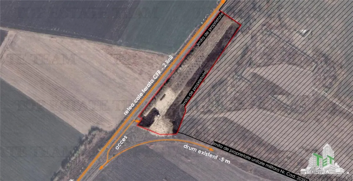 Terrain et Plateforme Béton avec Accès Direct à l'Autoroute de Moldavie – Boboc, Buzau, 24.076 m² - foto 2