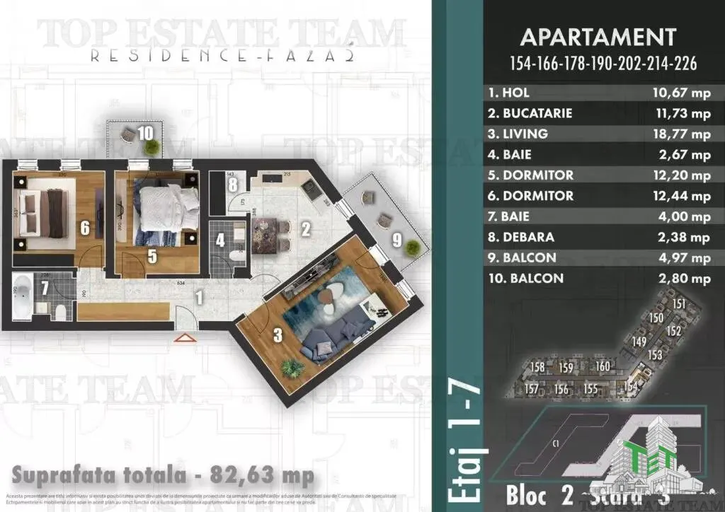 Espacioso Apartamento de 3 Dormitorios, Obra Nueva, Berceni/Parque Tudor Arghezi - foto 1