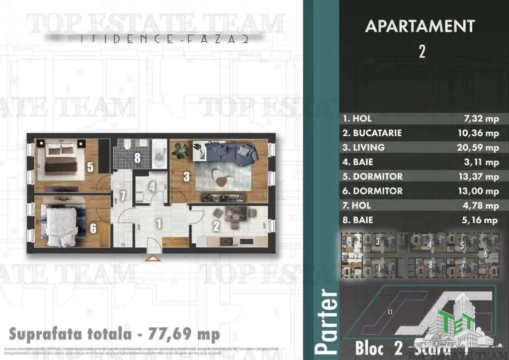 Apartamento 3 Dormitorios, Obra Nueva, Berceni/Parque Tudor Arghezi - foto 1