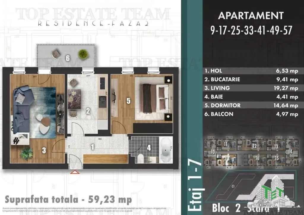 Apartamento Espacioso de 2 Dormitorios, Nueva Construcción Junto a Parque, Berceni - foto 1