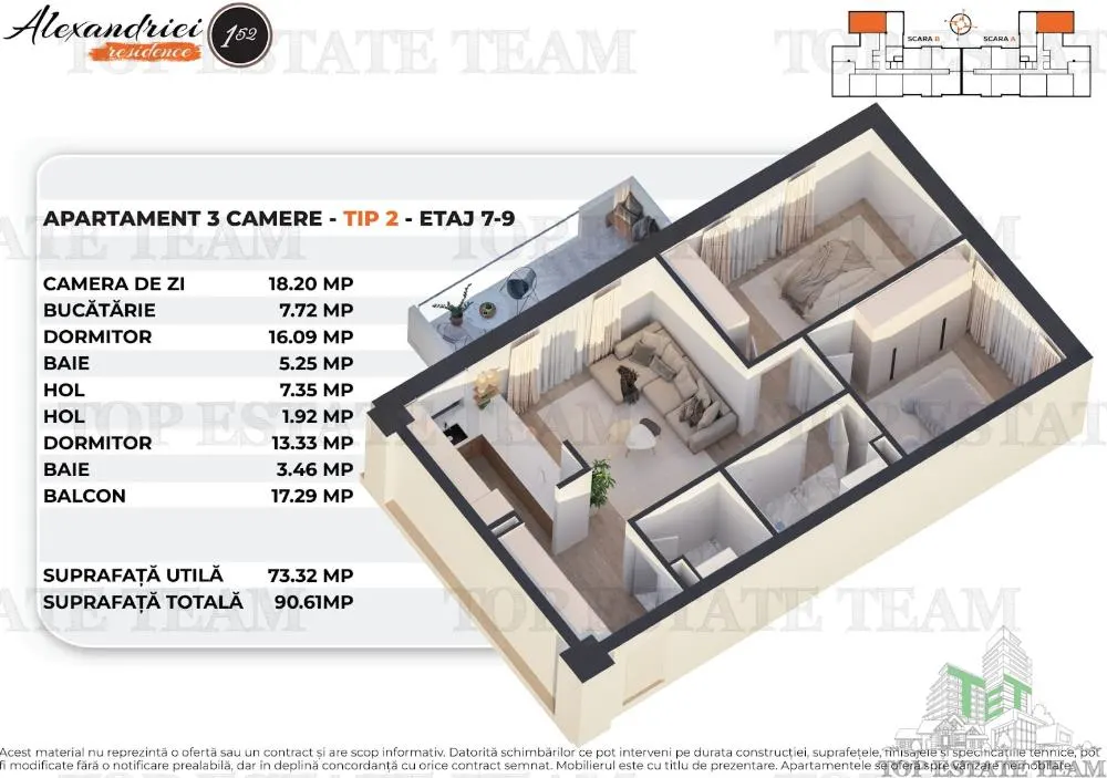 New Three-Bedroom Apartment, Soseaua Alexandriei, Bucuresti - foto 7